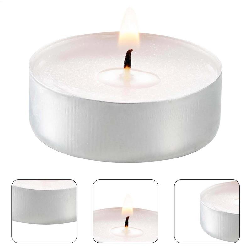 Candle Zero - 10 ชิ้น Unscented Tealight เทียน Smokeless
