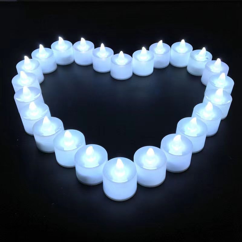 Candle Quotes - เทียน LED ไร้เปลวไฟ ใช้พลังงานจากแบตเตอรี่ เทียนปลอมสำหรับงานแต่งงาน งานวันเกิด