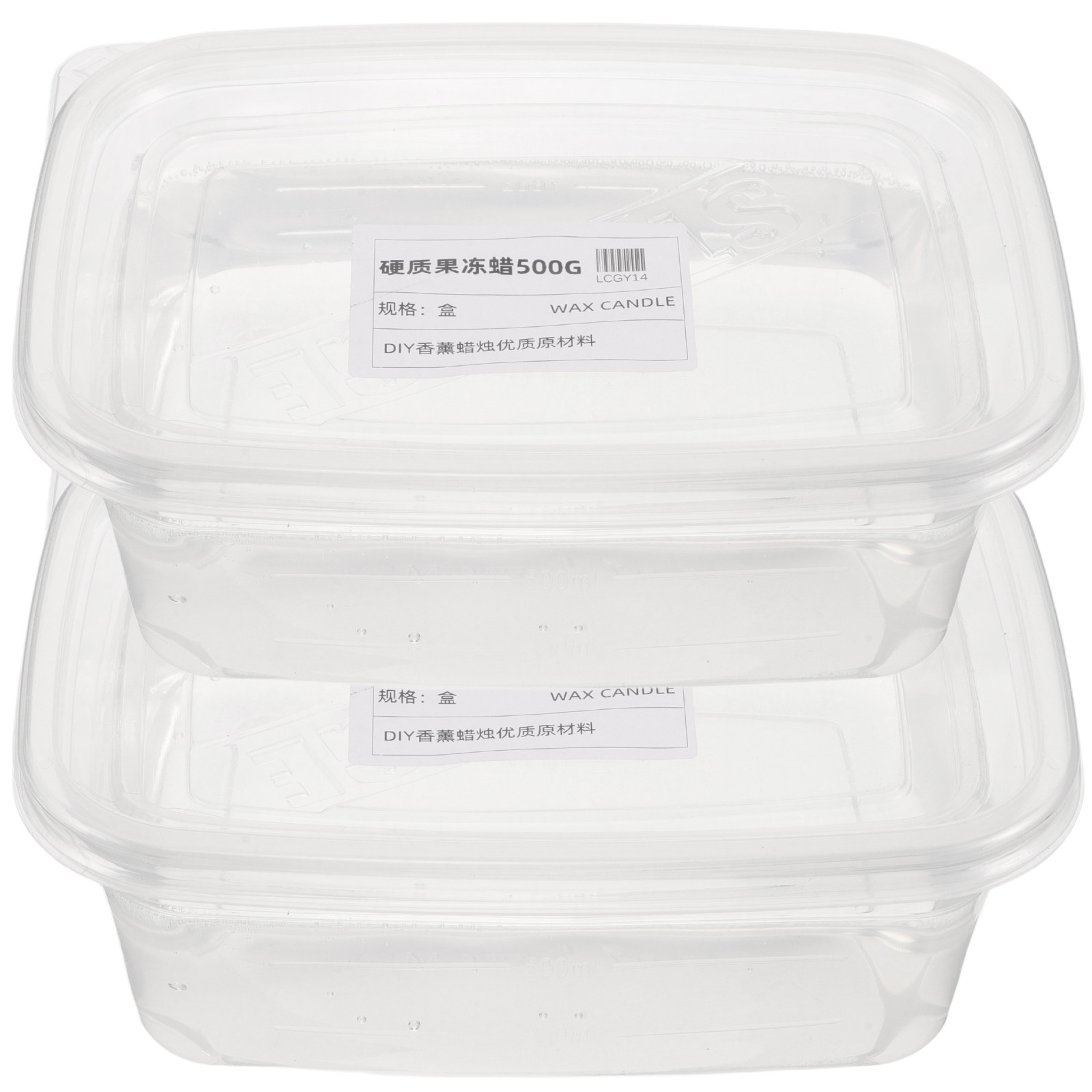 Candle Making Supplies Usa - เจลแว็กซ์ใสสำหรับทำเทียน 1 กก./2.2 ปอนด์ เจลแว็กซ์ใส ความหนาแน่นสูง