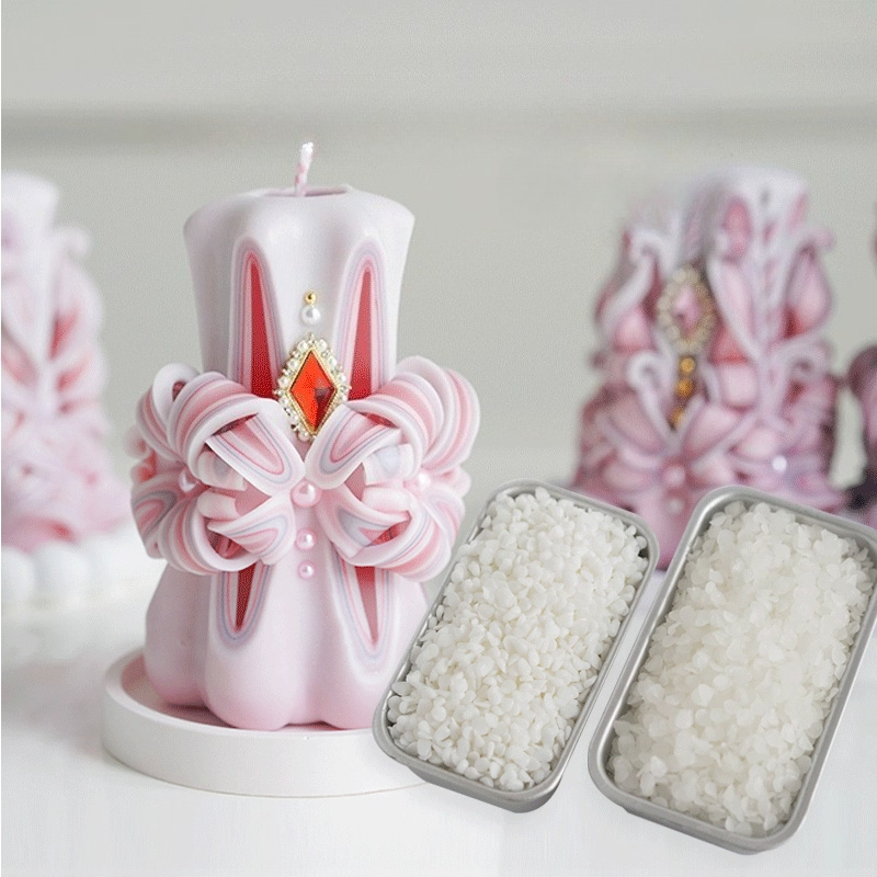 Candle Making Supplies Usa - วัตถุดิบเทียนหอมแกะสลัก 1 กก. ขี้ผึ้งแท้ 58 องศา