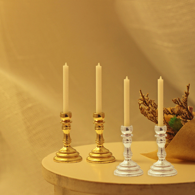 เชิงเทียนโลหะจำลองบ้านตุ๊กตา1ค - Candle Quotes บทวิจารณ์และราคา