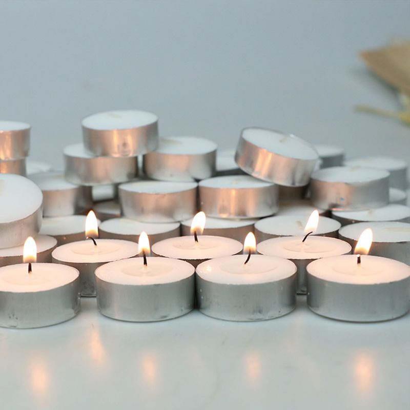 10 ชิ้น Unscented Tealight เที - Candle Zero บทวิจารณ์และราคา