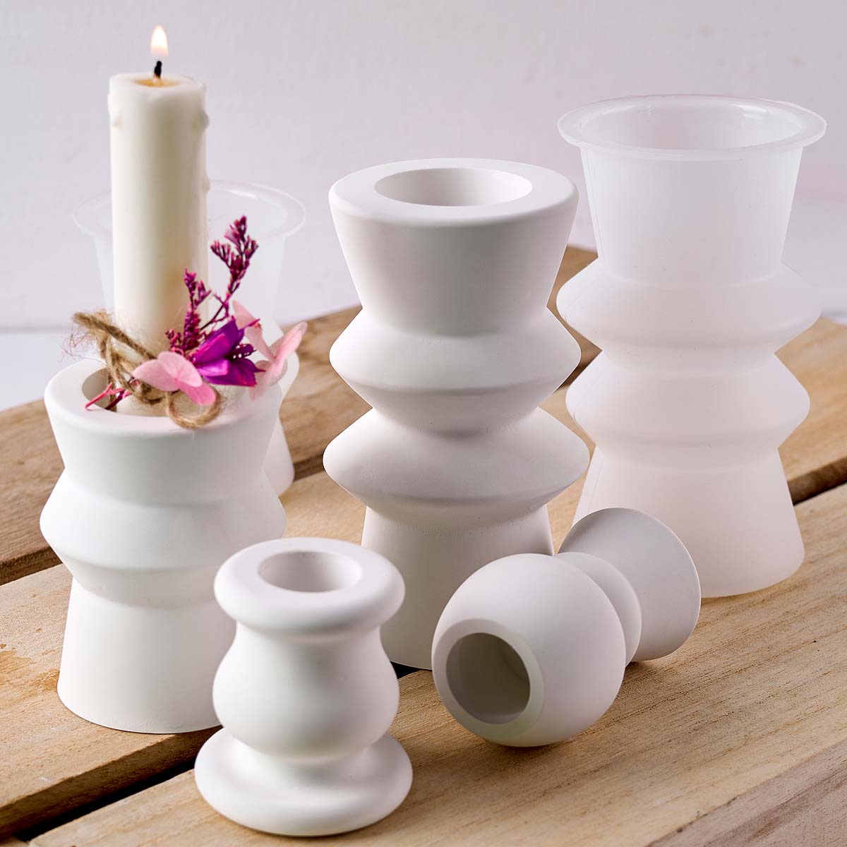 แม่พิมพ์ซิลิโคนสำหรับทำเชิงเที - Candle Quotes บทวิจารณ์และราคา