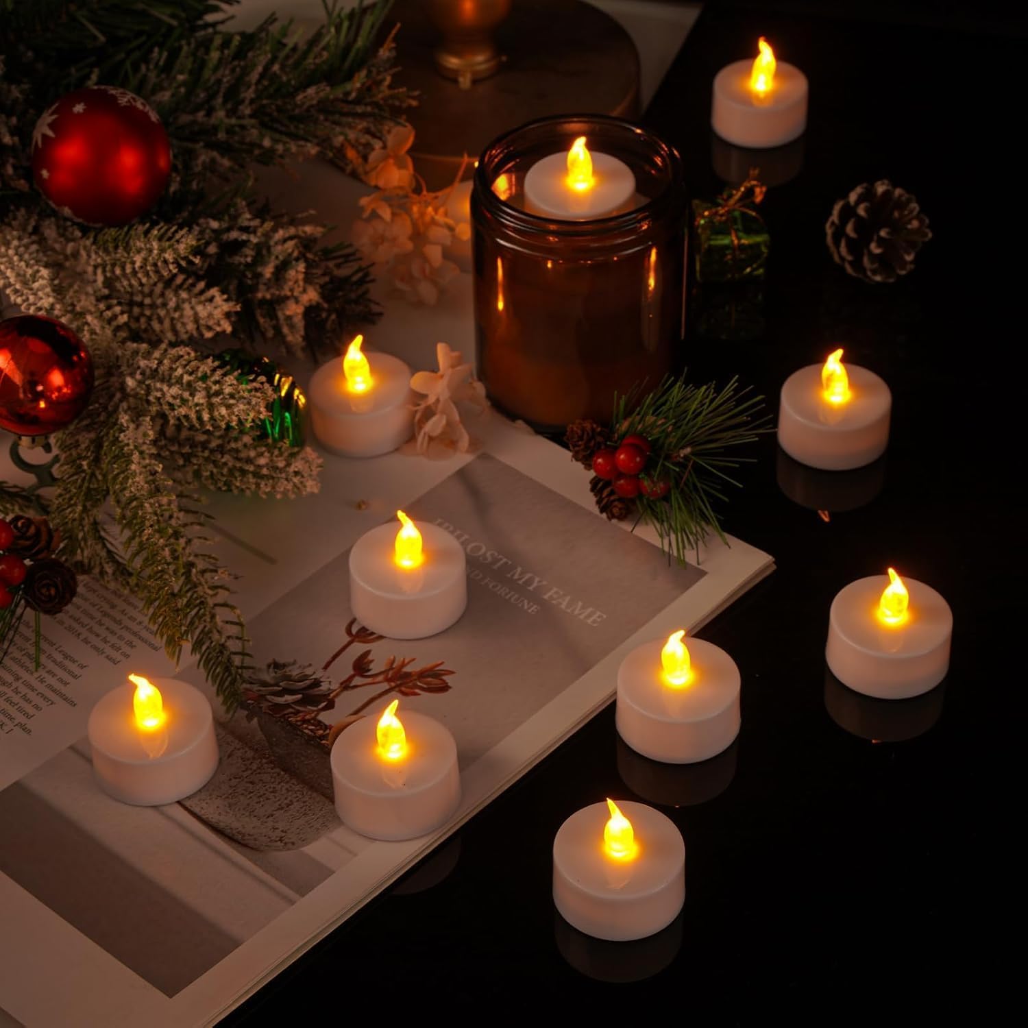 เทียน LED ไร้เปลวไฟ ใช้พลังงาน - Candle Quotes บทวิจารณ์และราคา