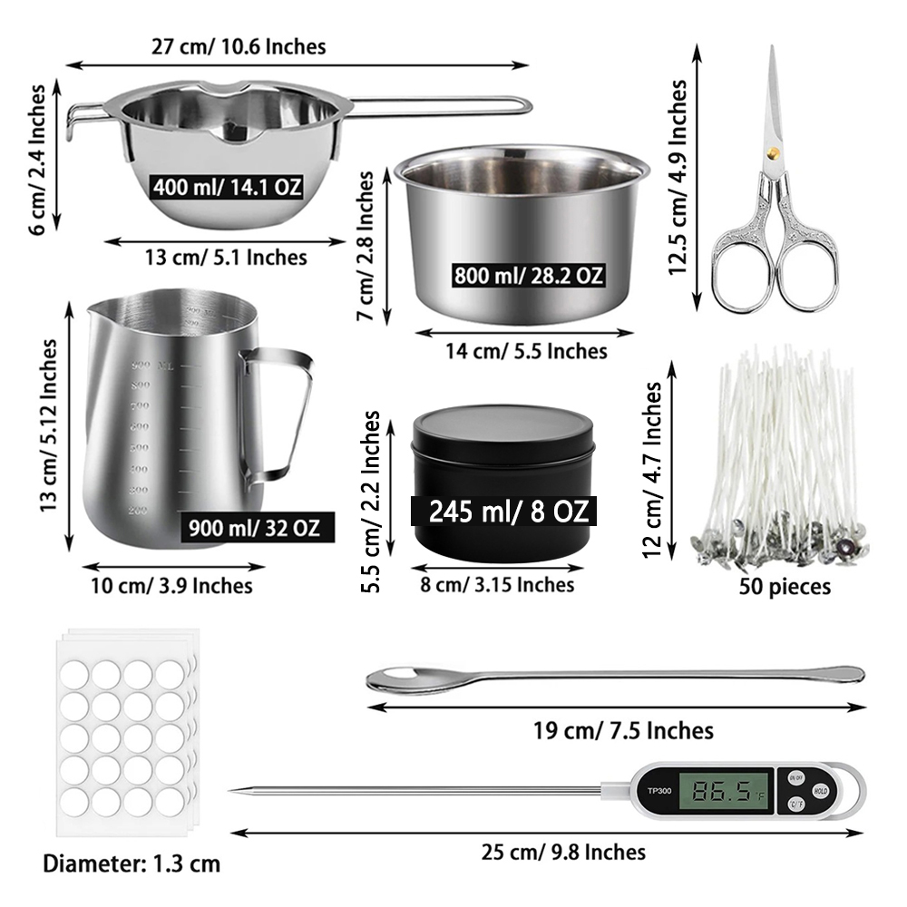 ชุดทำเทียน DIY Glintmos พร้อมแ - Candle Making Supplies Usa บทวิจารณ์และราคา