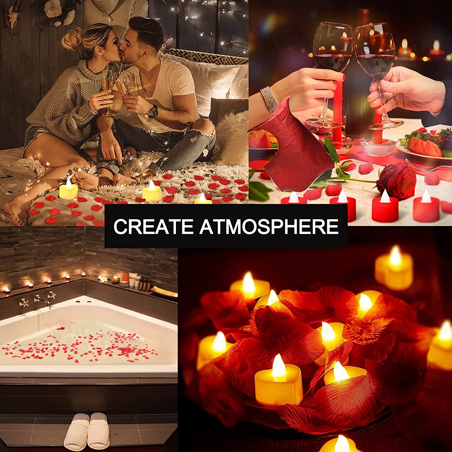 12/24Pcs Flameless ไฟ LED ชาเท - Candle Zero บทวิจารณ์และราคา