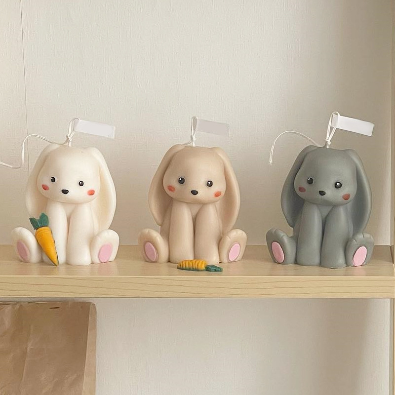 แม่พิมพ์ซิลิโคนรูปกระต่ายนั่ง3 - Candle Supplies Shop บทวิจารณ์และราคา