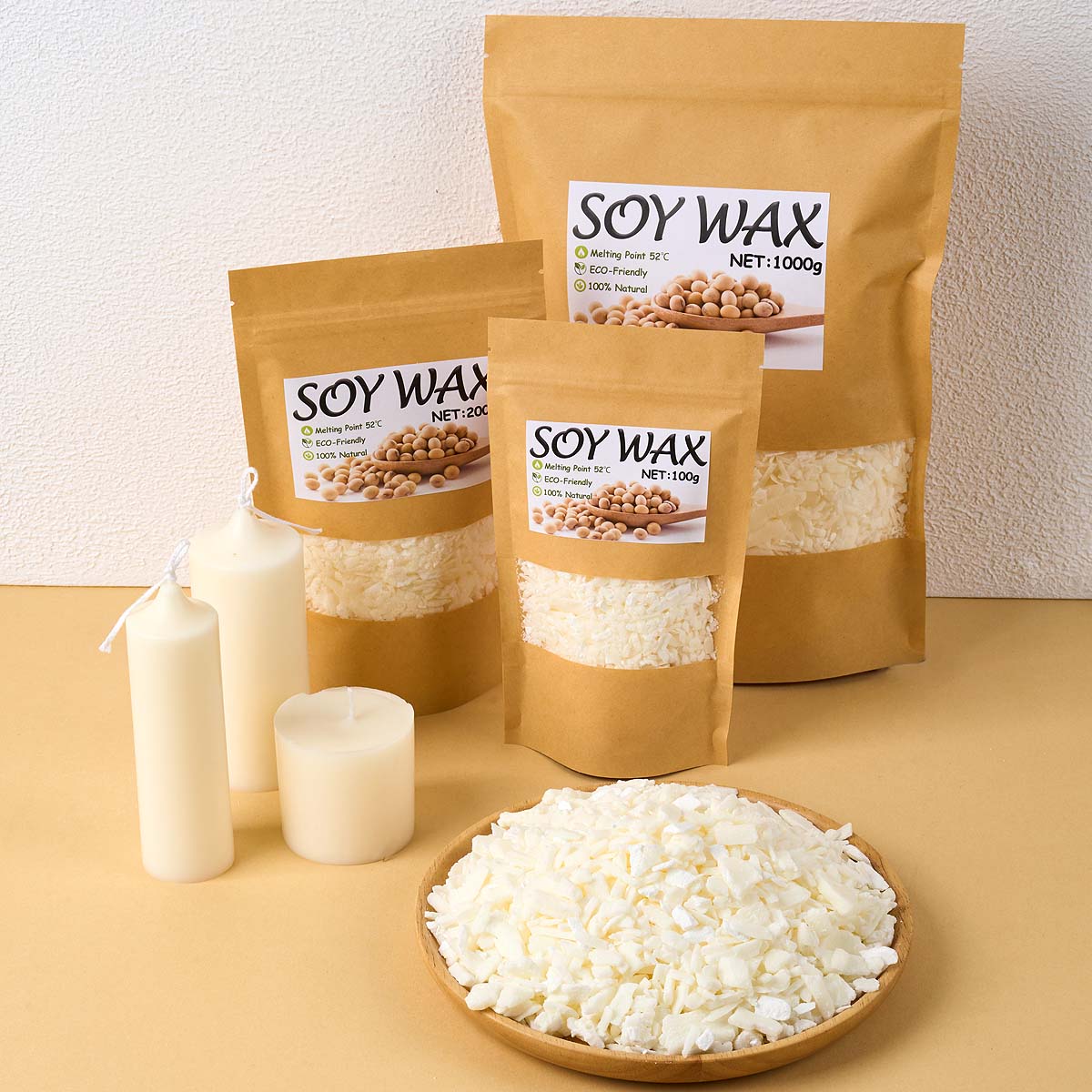1 ปอนด์ขี้ผึ้งถั่วเหลืองสีขาวบ - Candle Making Supplies Usa บทวิจารณ์และราคา