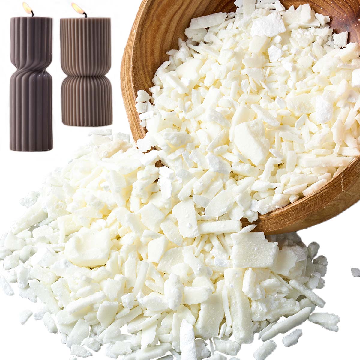 1 ปอนด์ขี้ผึ้งถั่วเหลืองสีขาวบ - Candle Making Supplies Usa บทวิจารณ์และราคา