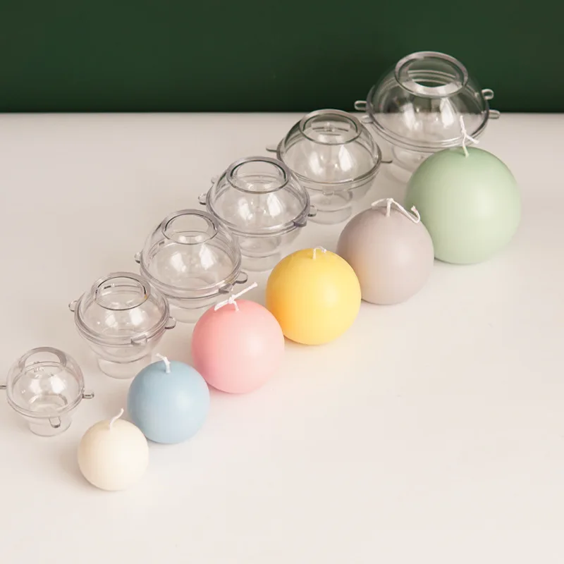 5-8 ซม.ทรงกลมเทียนแม่พิมพ์พลาส - Candle Supplies Shop บทวิจารณ์และราคา