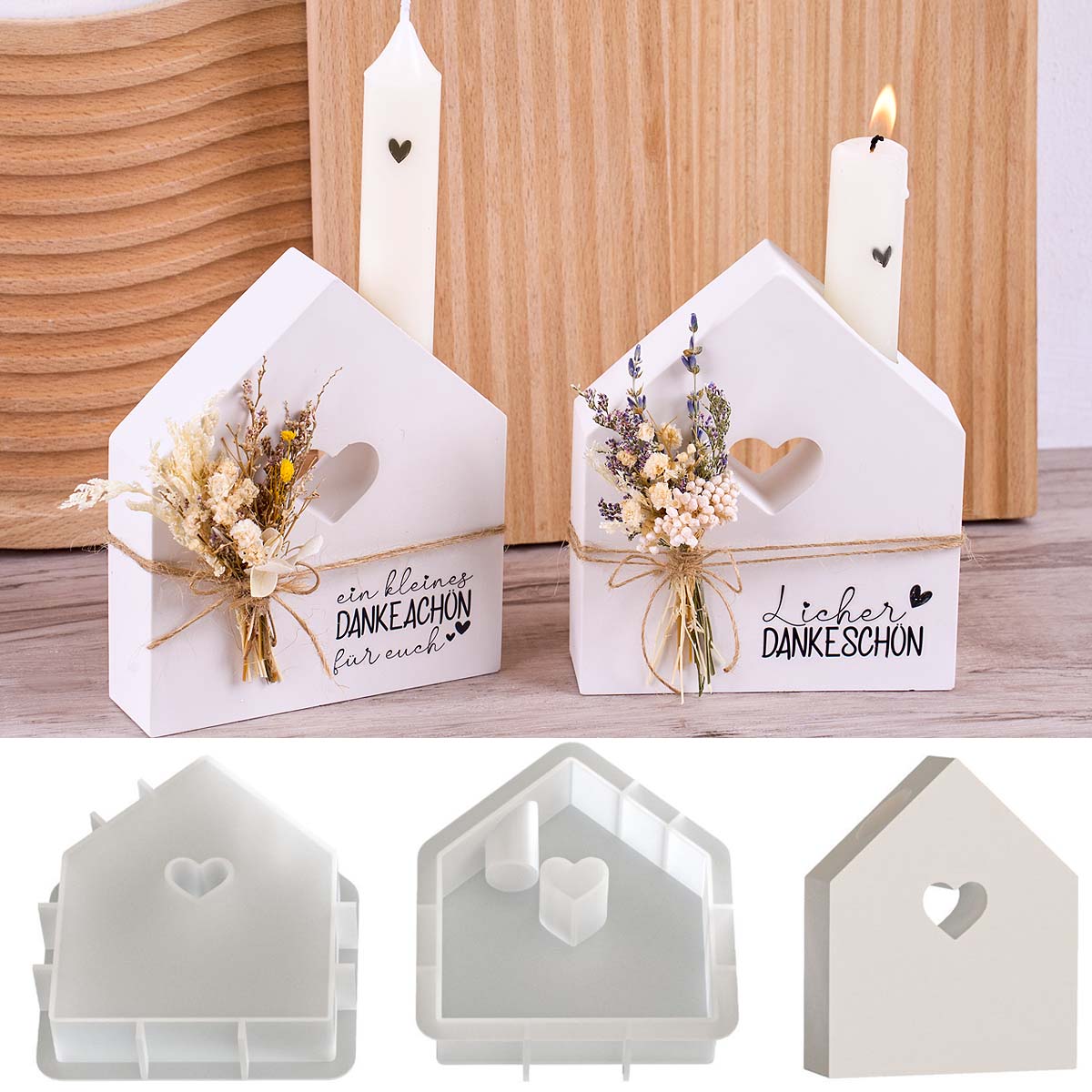 แม่พิมพ์ซิลิโคนสำหรับทำเชิงเที - Candle Quotes บทวิจารณ์และราคา