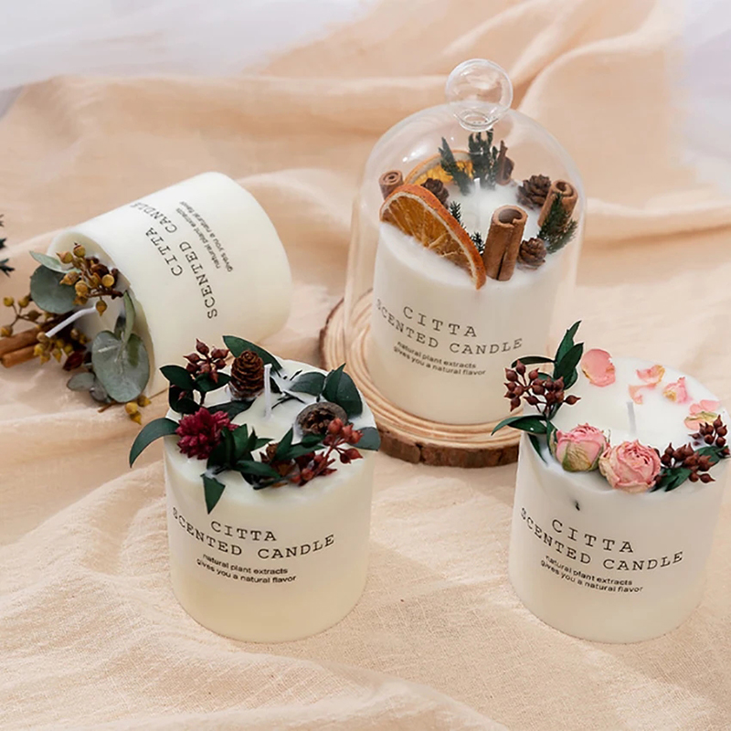 เทียนป่าหอมถั่วเหลืองพร้อมแท่น - Candle Quotes บทวิจารณ์และราคา