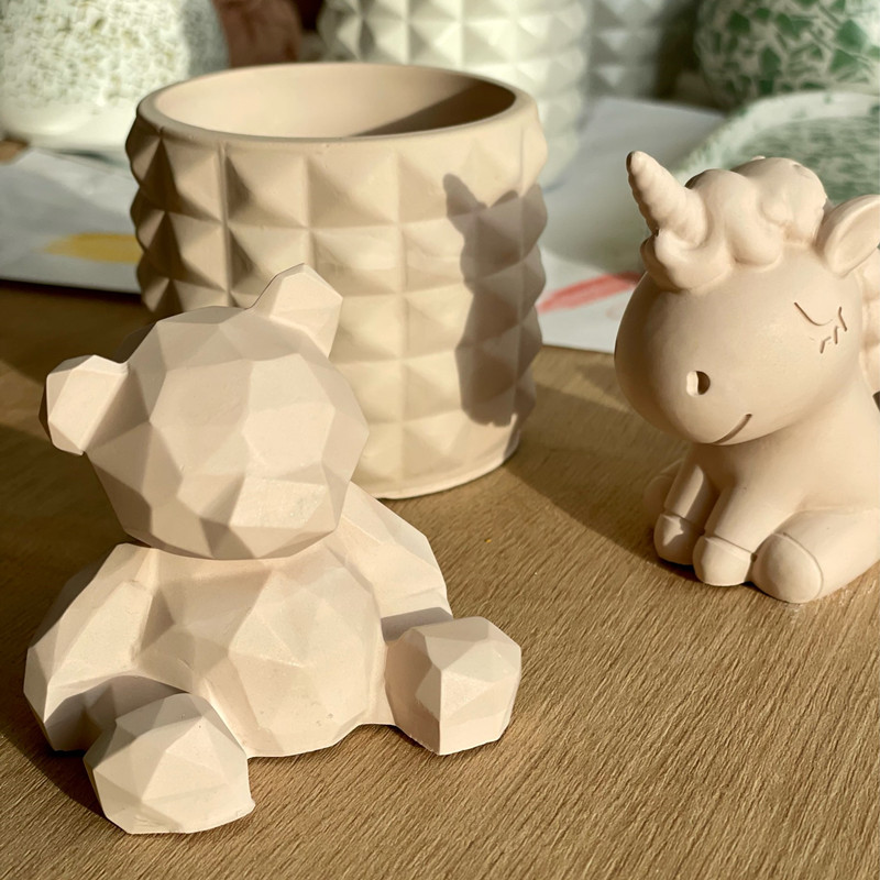 3D สเตอริโอหมีแม่พิมพ์ซิลิโคน  - Candle Supplies Shop บทวิจารณ์และราคา