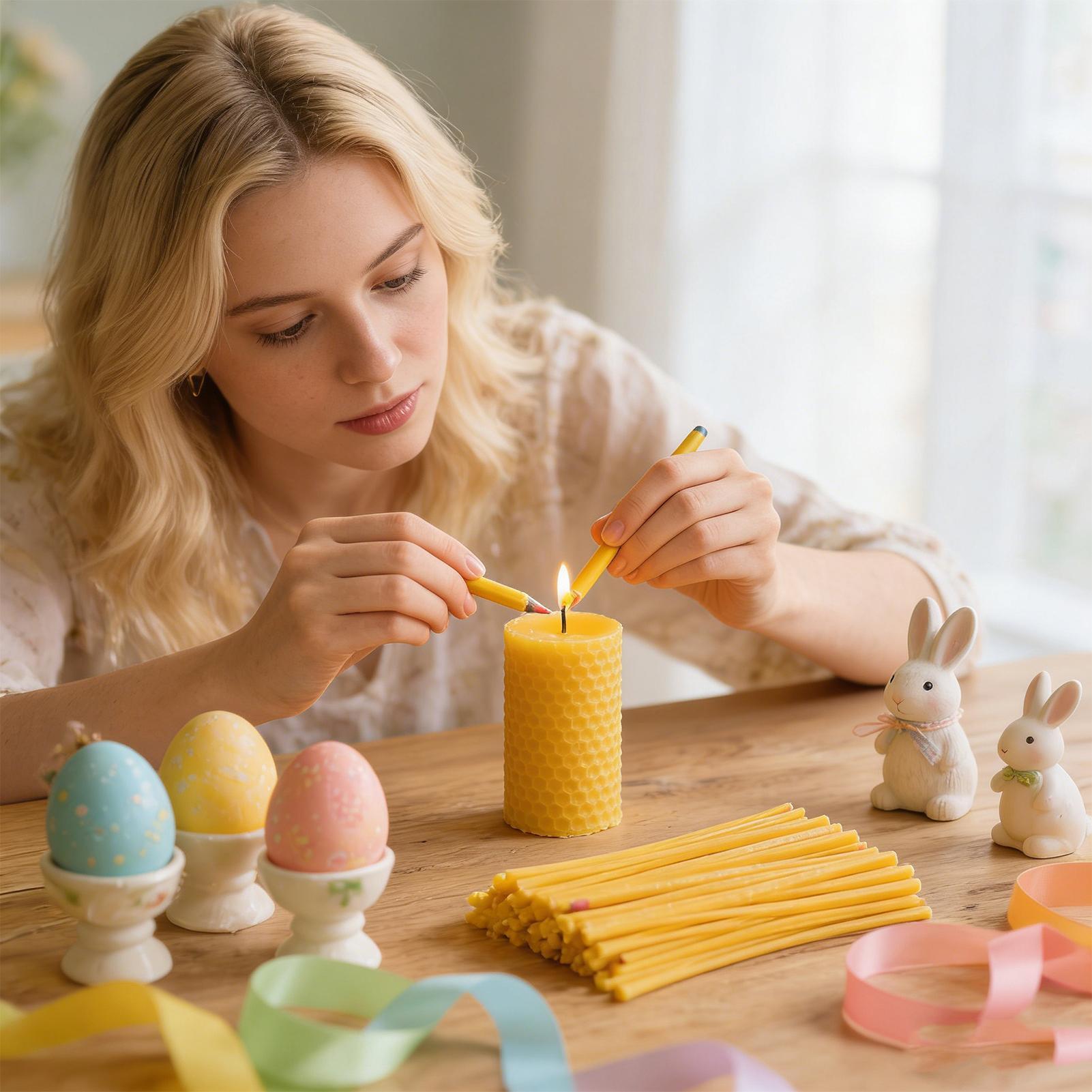 แท่งขี้ผึ้งตกแต่งไข่ 120 ชิ้น  - Candle Making Supplies Usa บทวิจารณ์และราคา