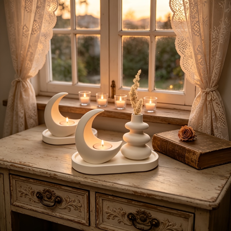 ชุด 4 ชิ้น ประกอบด้วยเชิงเทียน - Candle Quotes บทวิจารณ์และราคา