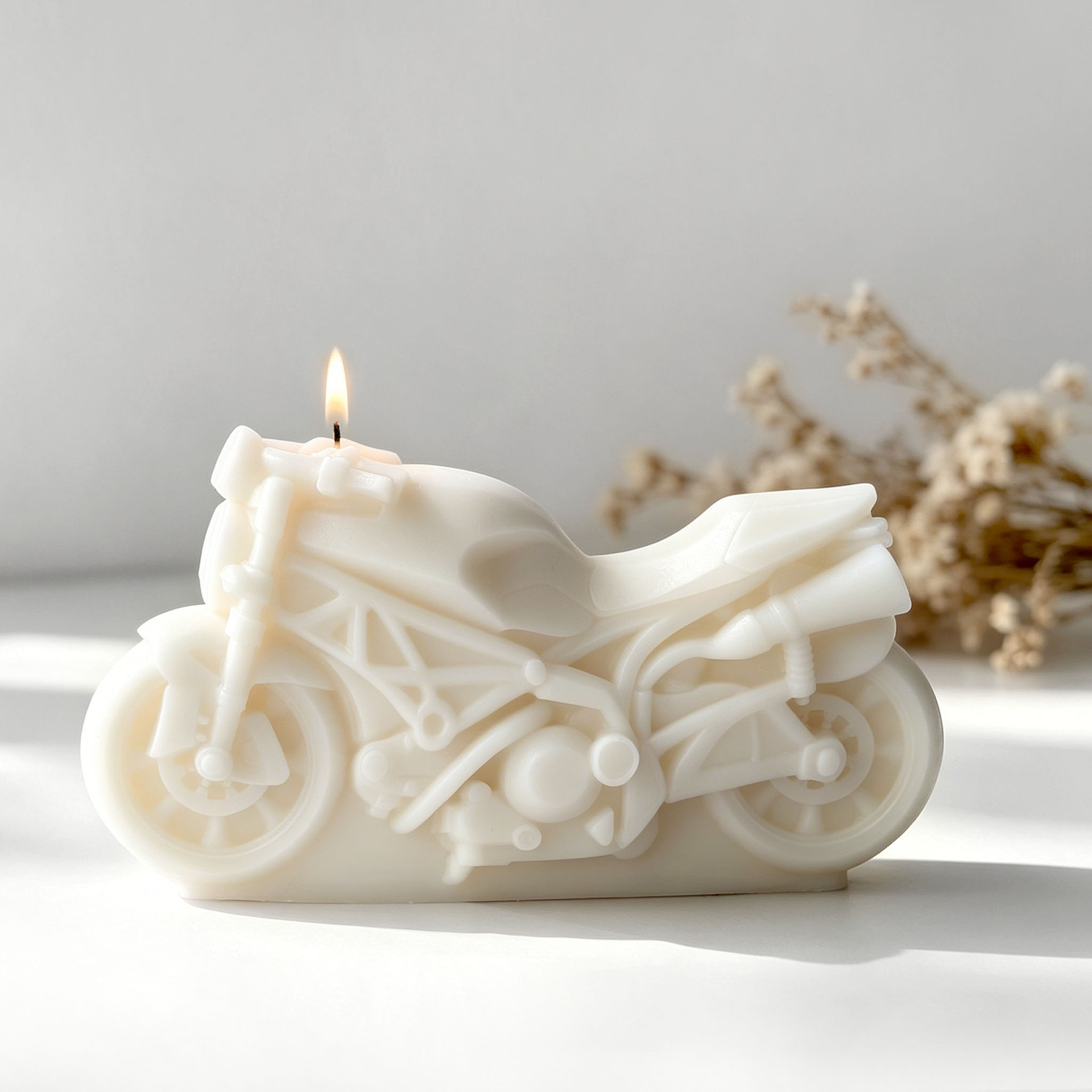 แม่พิมพ์ซิลิโคนรูปทรงมอเตอร์ไซ - Candle Supplies Shop บทวิจารณ์และราคา