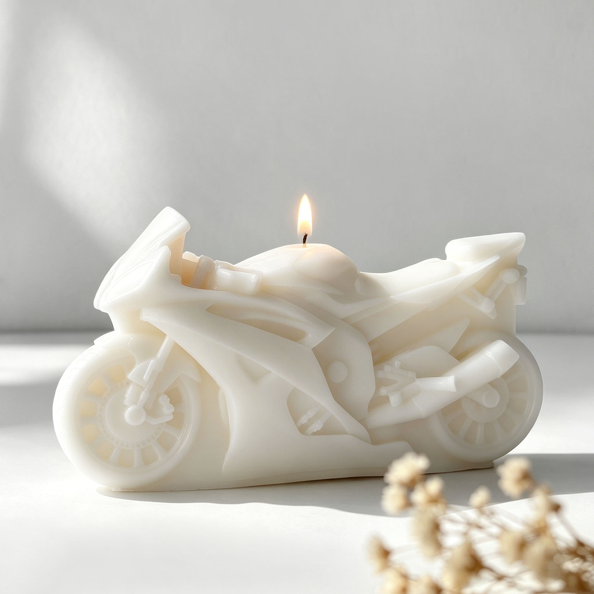 แม่พิมพ์ซิลิโคนรูปทรงมอเตอร์ไซ - Candle Supplies Shop บทวิจารณ์และราคา