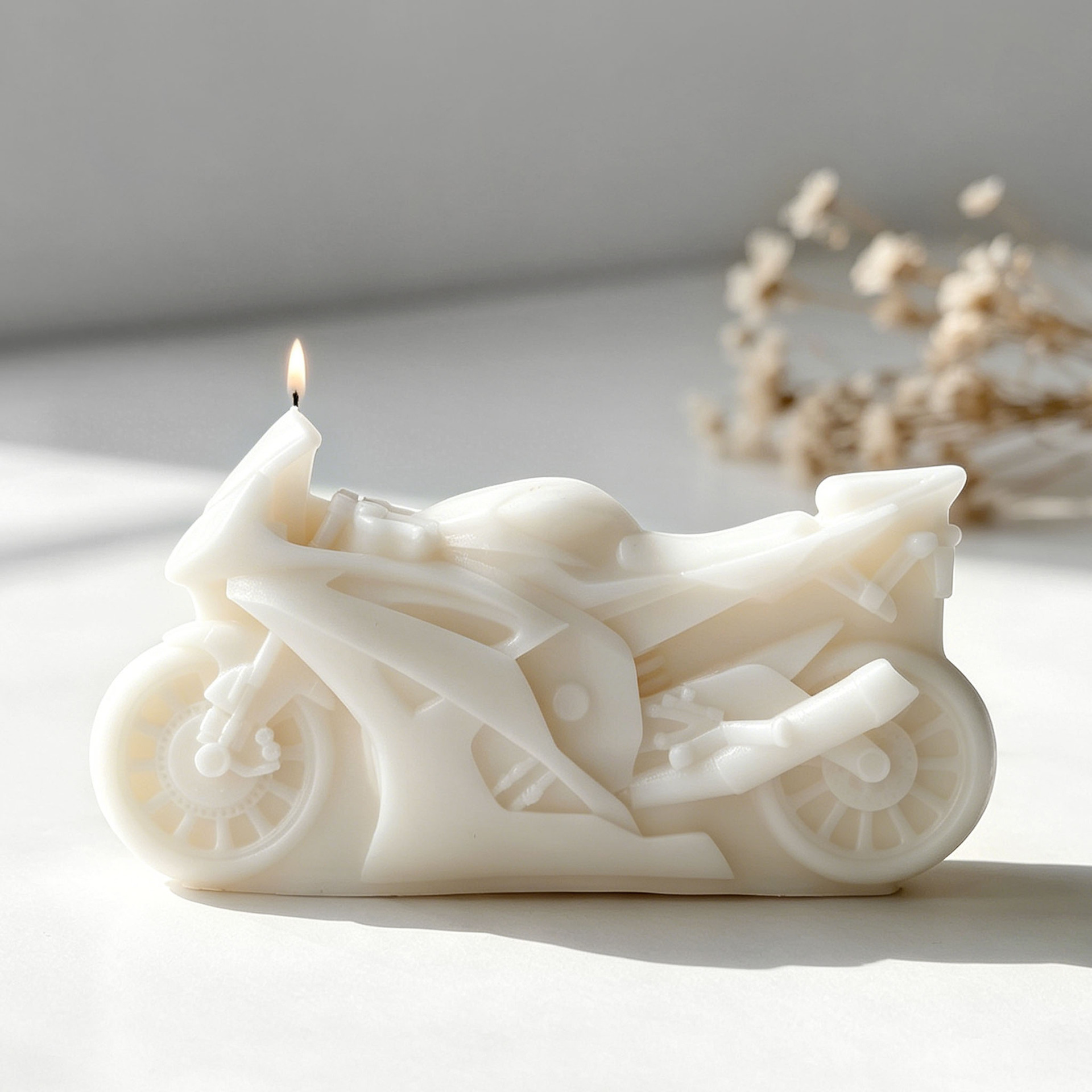 แม่พิมพ์ซิลิโคนรูปทรงมอเตอร์ไซ - Candle Supplies Shop บทวิจารณ์และราคา