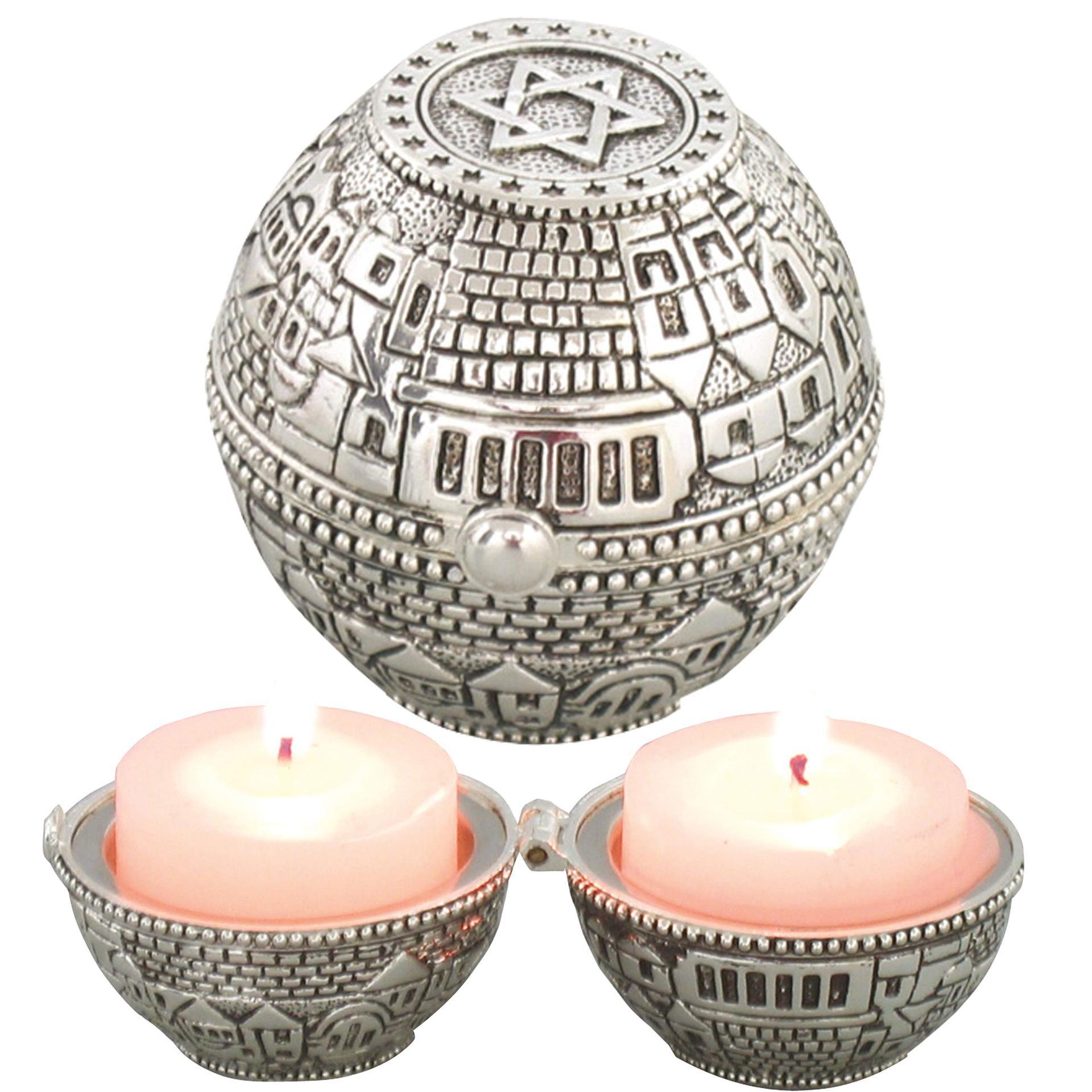 เชิงเทียนโลหะสำหรับวันชาบาตของ - Candle Zero บทวิจารณ์และราคา